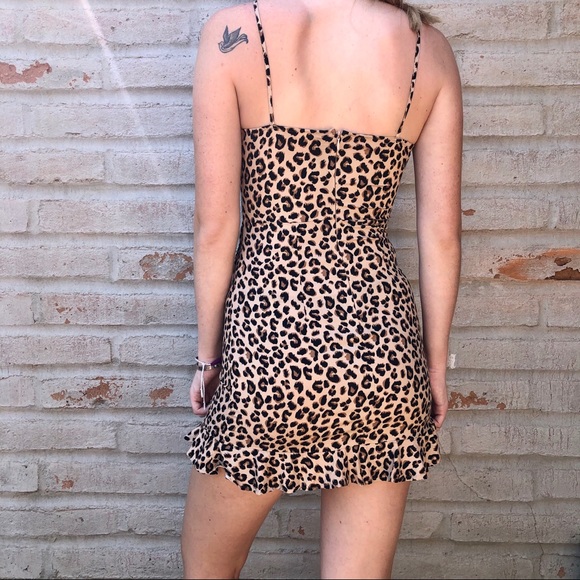 H&M Dresses Hm Leopard Print Dress Poshmark